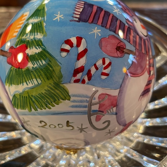Pier 1 Li Bien Hand-Painted Glass Ornament 2005 - Picture 2 of 11